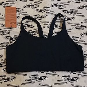 Girlfriend Collective Navy Lou Bra in Medium